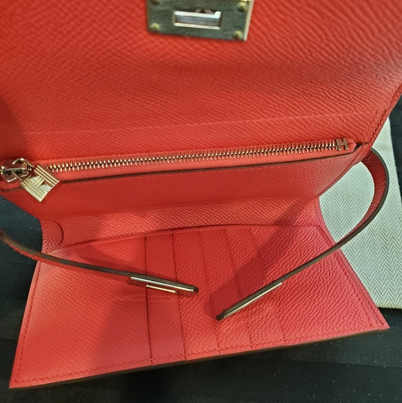 💕SOLD💕HERMES Epsom Medium Kelly Wallet - Picture 11 of 11